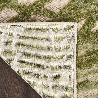 Nourison Aloha Palm Tree Indoor / Outdoor Rug
