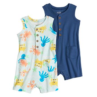 Baby & Toddler Boy Jumping Beans® 2-Pack Tank Top Romper