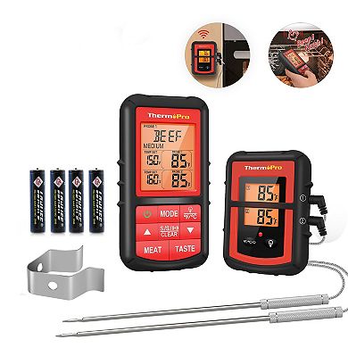Thermopro Remote Meat Thermometer With Large Lcd Display