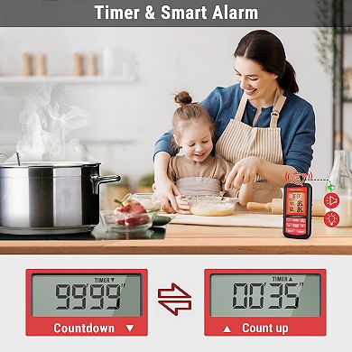 Thermopro Remote Meat Thermometer With Large Lcd Display