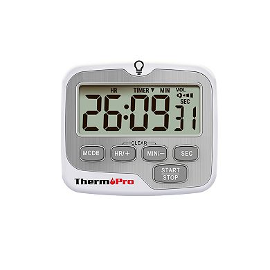 Thermopro Kitchen Timer With Count Up And Countdown Timers