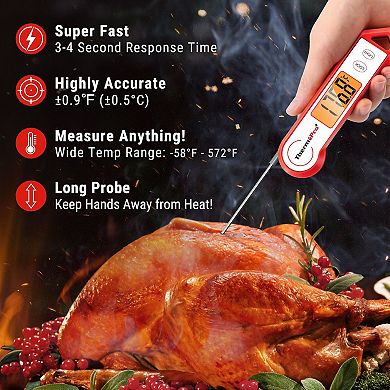 Thermopro Digital Meat Thermometer Waterproof Food Thermometer