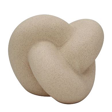 Everyday Decor Large Stoneware Knot Table Décor
