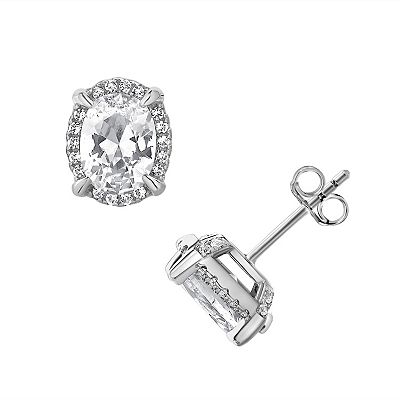 White Sapphire buy Earrings