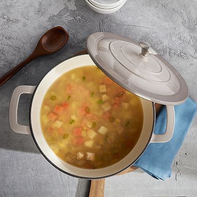 Mingle & Co 7-qt. Enameled Cast Iron Dutch Oven