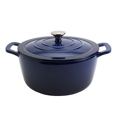 Mingle & Co 7-qt. Enameled Cast Iron Dutch Oven