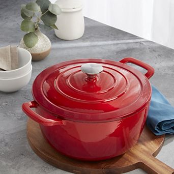 Mingle & Co 7-qt Enameled Cast Iron Dutch Oven