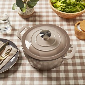 Mingle & Co 3.5-qt Enameled Cast Iron Dutch Oven