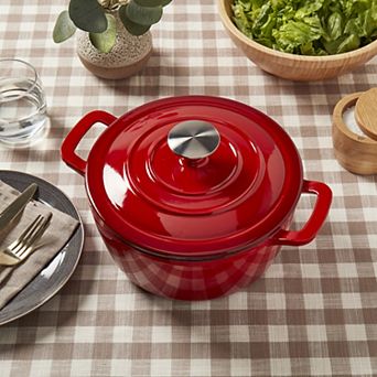 Mingle & Co 3.5-qt Enameled Cast Iron Dutch Oven