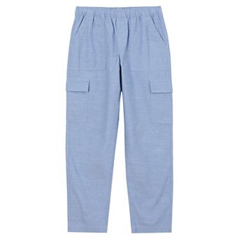 Girls 8-20 Plus Size Lands' End Woven Pull-On Utility Cargo Pants