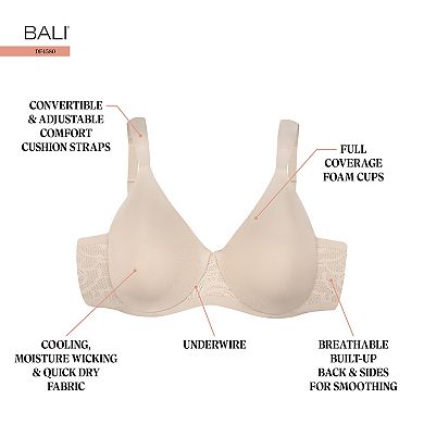 Bali® Coolest Smoothing Underwire T-Shirt Bra DF4580