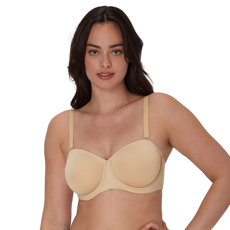 Bali®'s Coolest Smoothing Strapless Minimizer Bra DF4586, Women's, Size: 36 C, Brown