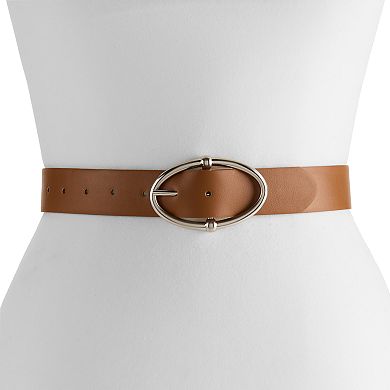 Women's madden girl Reversible Oval Buckle Belt