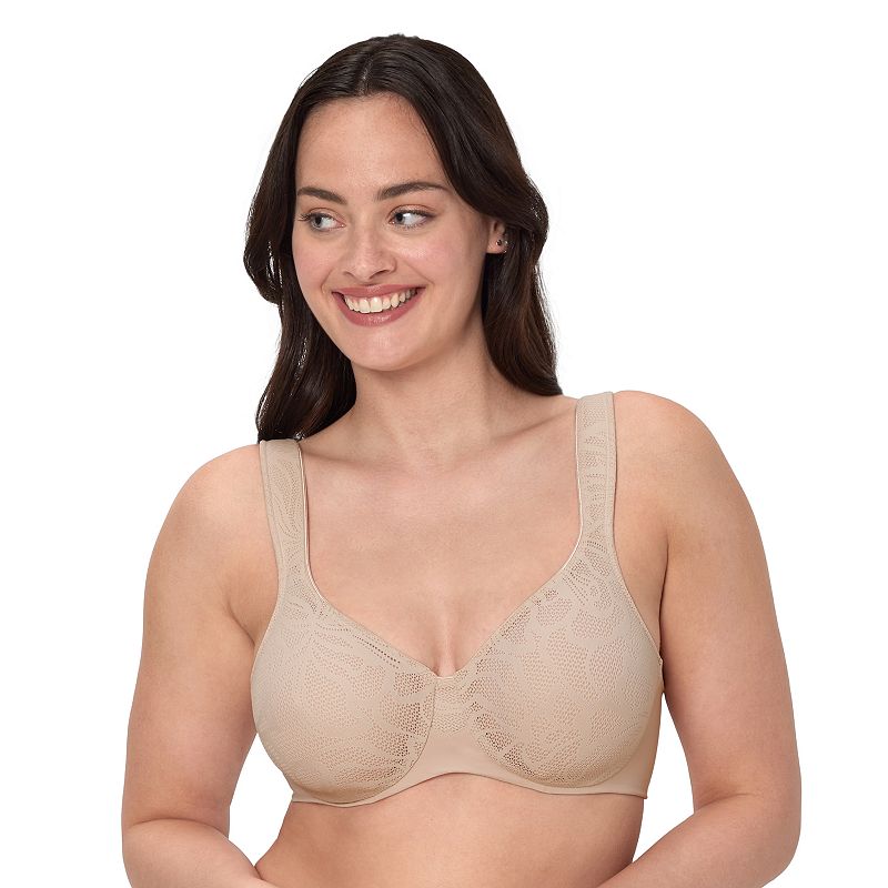 Bali®'s Coolest Smoothing Underwire Minimizer Bra DF4584, Women's, Size: 36 C, Brown
