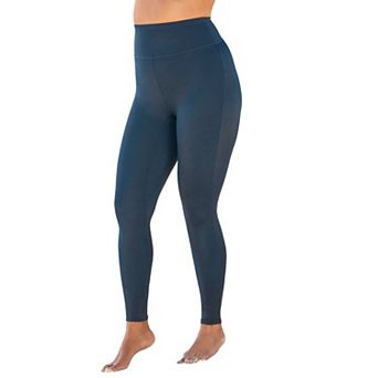 Swim 365 Women's Plus Size 360° Powermesh High-Waist Swim Legging With Tummy Control