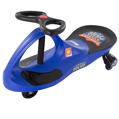 Lil Rider Police Wiggle Car Ride On Toy Blue