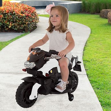 Kids Electric Motorcycle With Training Wheels