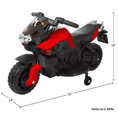 Kids Electric Motorcycle With Training Wheels