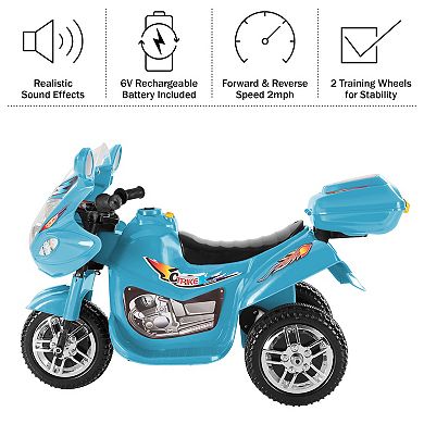 6V 3-Wheel Kids Electric Motorcycle by Lil' Rider