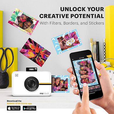Kodak Step Touch 13mp Digital Camera & Instant Printer With 3.5” LCD Touchscreen Display