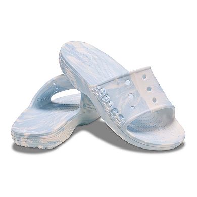 Crocs Baya II Men's Marbled Slide Sandals