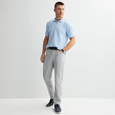 Men's FLX Textured Quarter-Zip Polo