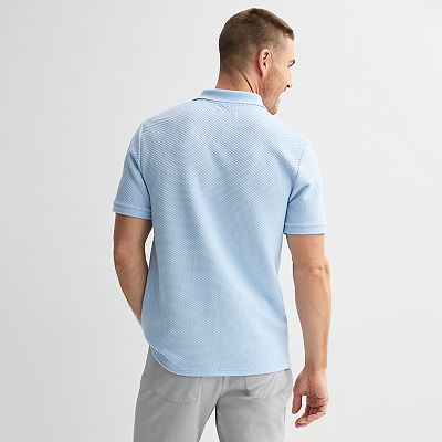 Men's FLX Textured Quarter-Zip Polo