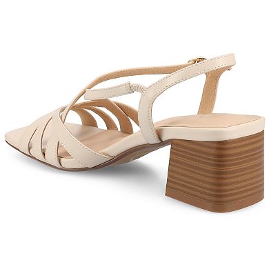 Journee Collection Shyla Women's Block Heel Dress Sandals