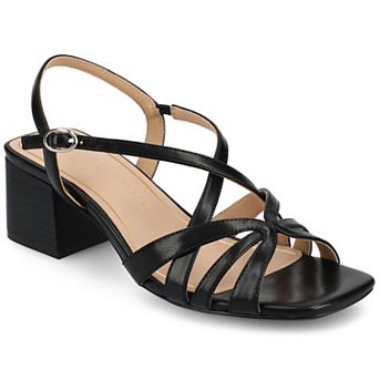 Journee Shyla Women's Block Heel Dress Sandals