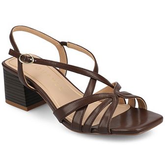 Journee Shyla Women's Block Heel Dress Sandals