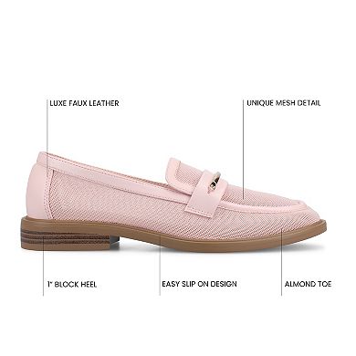 Journee Rainey Women's Slip On Mesh Loafers