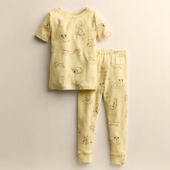 Kids 4-12 Little Co. By Lauren Conrad Short-Sleeve Two Piece Tight Fit Pajamas