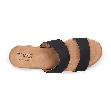 TOMS Lilo Platform Wedge Slip-On Women's Sandals