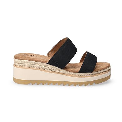 TOMS Lilo Platform Wedge Slip-On Women's Sandals