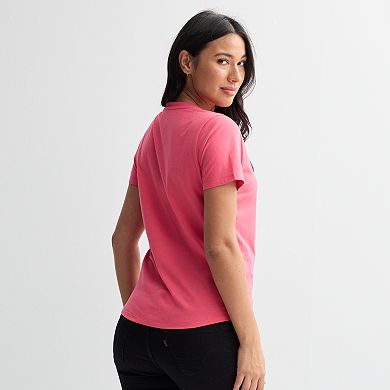 Women's Love Word Stack Valentine's Day Graphic Tee