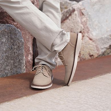 Nunn Bush® Griff Men's Suede Plain Toe Oxford Shoes