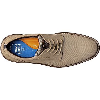 Nunn Bush® Griff Men's Suede Plain Toe Oxford Shoes