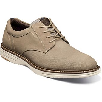 Nunn Bush® Griff Men's Suede Plain Toe Oxford Shoes