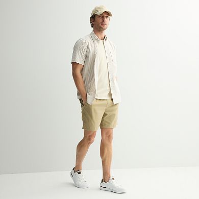 Men's Sonoma Goods For Life® Seersucker Short Sleeve Shirt
