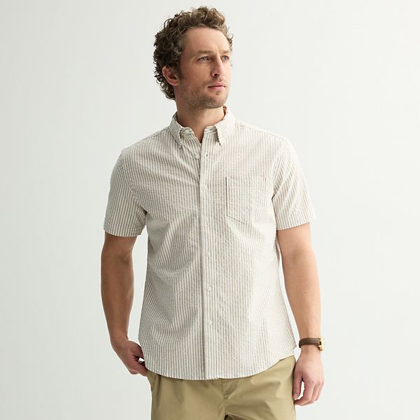 トップス is-ness SHORTSLEEVE SEERSUCKER WORKSHIRT Short Sleeve Seersucker Shirts | Gap Factory