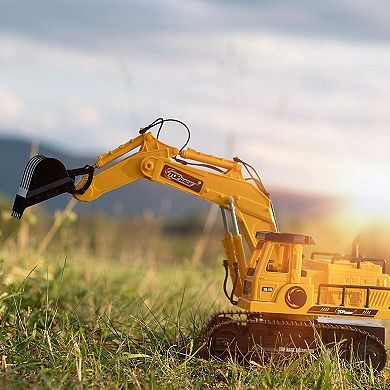 Remote Control Tractor Toy Front Loader With Lights & Sounds