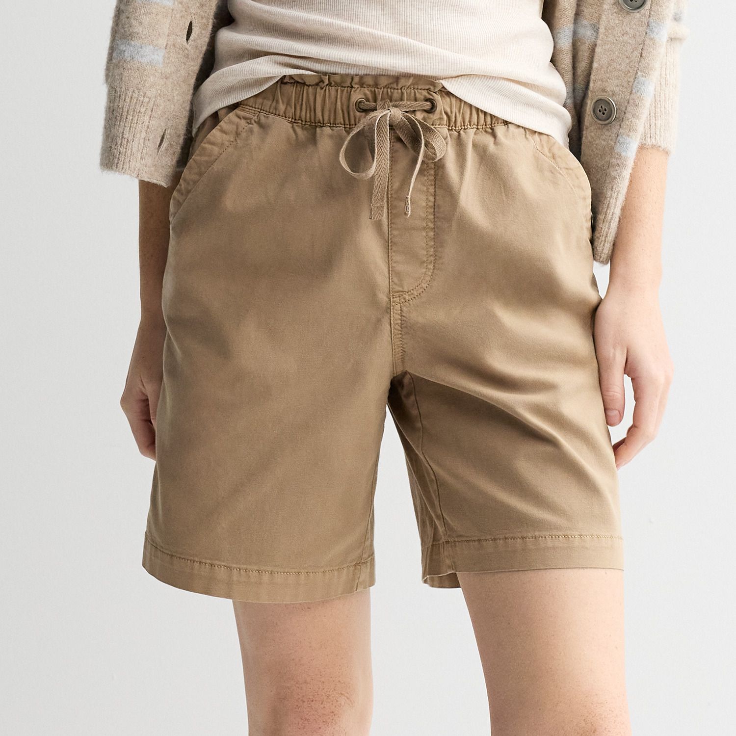 Women's Sonoma Goods For Life® Paperbag Waist Bermuda Shorts