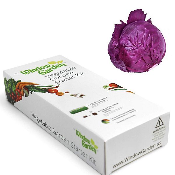 Vegetable Starter Kit To Grow Your Own Food, Germinate Seeds On Your Windowsill - Red