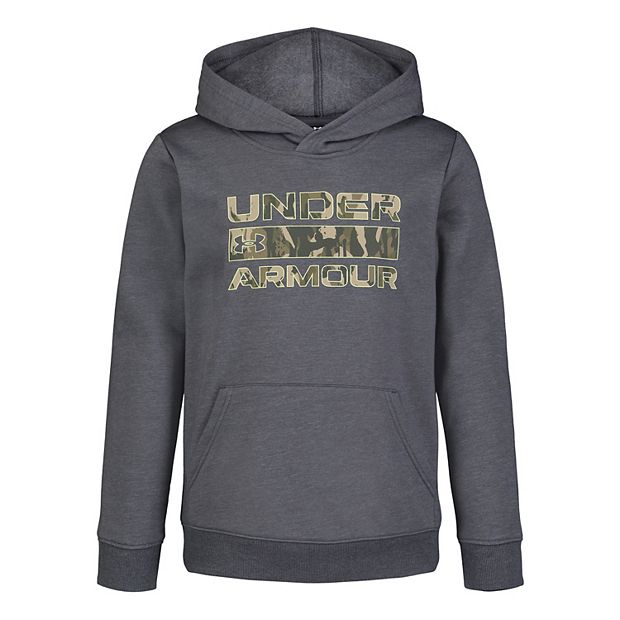 Under armour camo logo hoodie sales