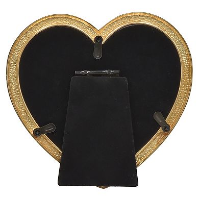 Belle Maison 4" x 4" Red Heart Tabletop Picture Frame
