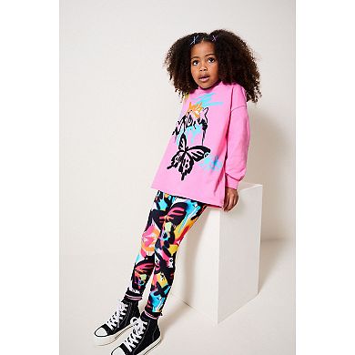 Girls 4-12 NEXT Graffiti Hoodie Set