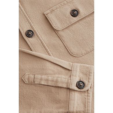 Boys 4-12 NEXT Brushed Neutral Overshirt