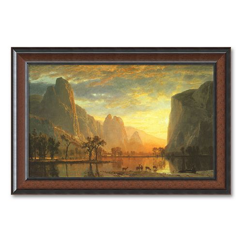 Valley of the Yosemite, 1864 Framed Art Print by Albert Bierstadt