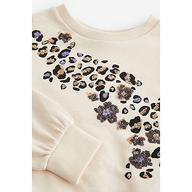 Girls 4-12 NEXT Long Sleeve Leopard Print Top