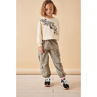 Girls 4-12 NEXT Long Sleeve Leopard Print Top